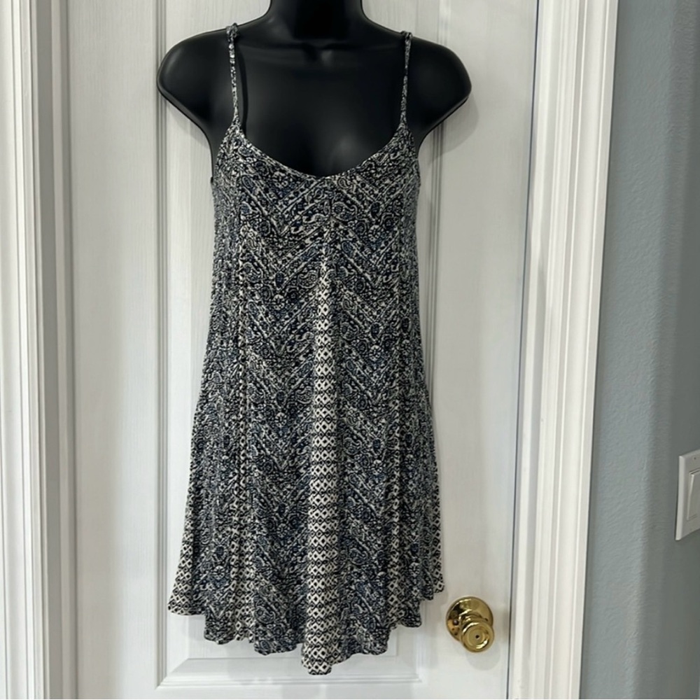 Black and White Patterned Dress